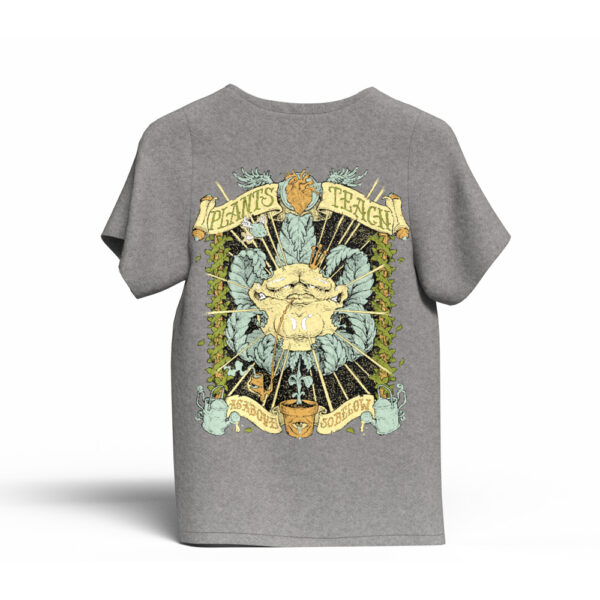 Cannabis Museum T-shirt - Plants Teach - GY - Image 2