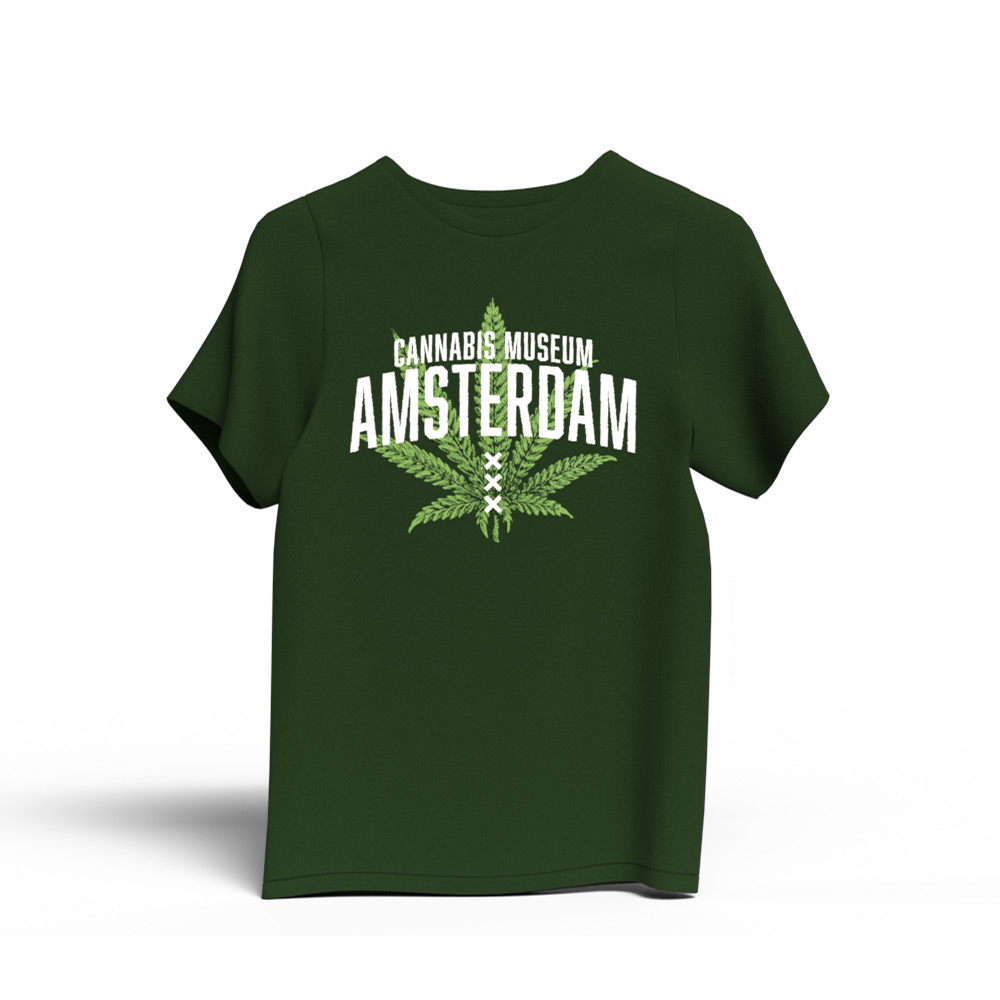 Cannabis Museum T-shirt - The XXX Leaf