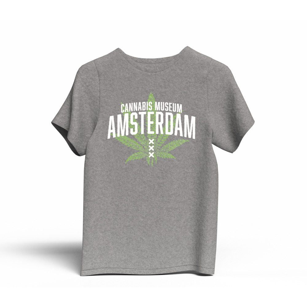 Cannabis Museum T-shirt - The XXX Leaf GY